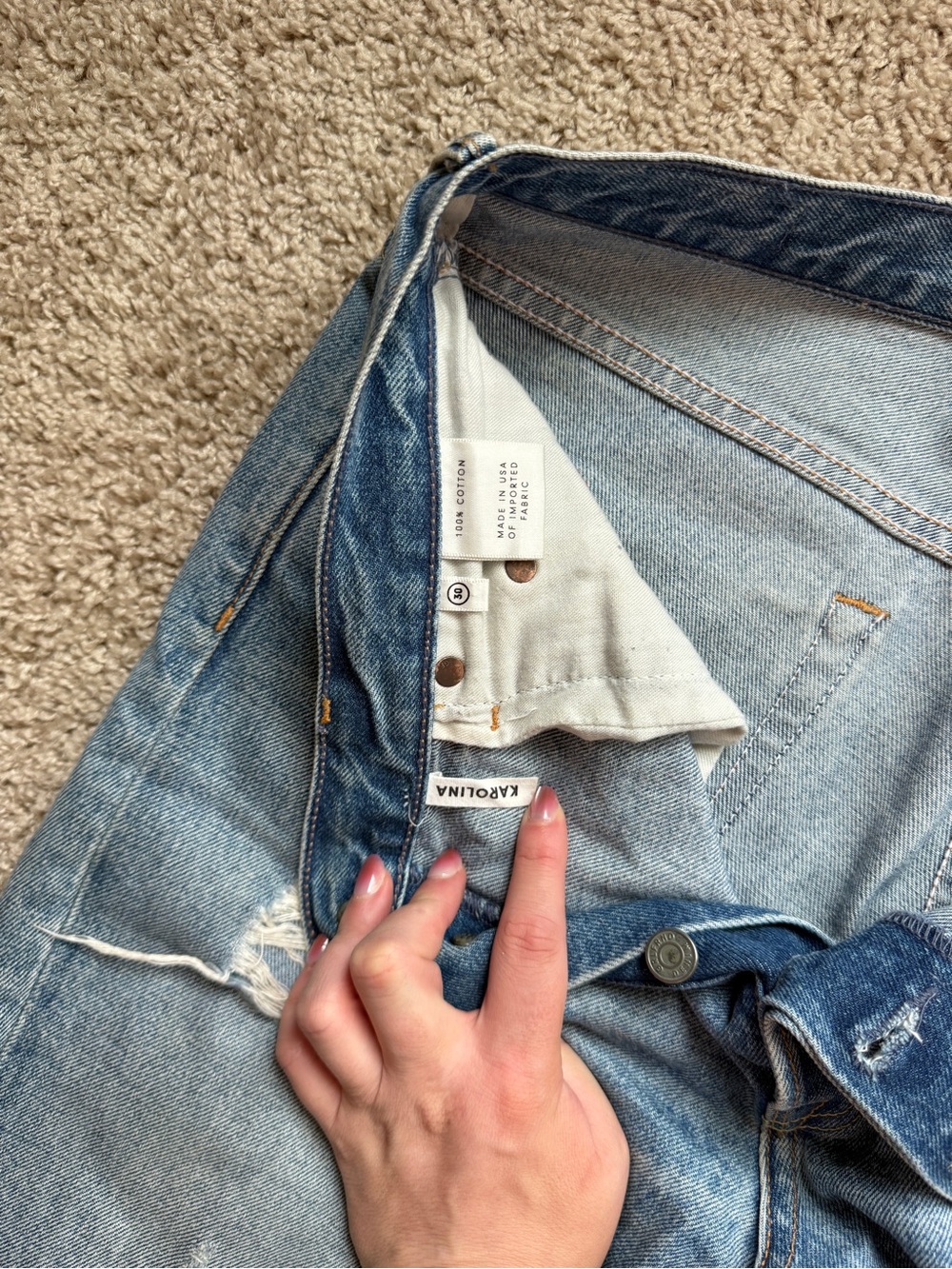 GRLFRND Karolina Slim Straight Jean - Picture 3 of 3
